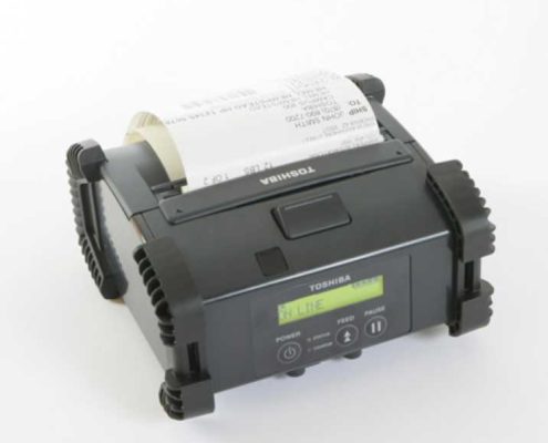 Toshiba B-EP4DL mit Druck-mobiler Etikettendrucker