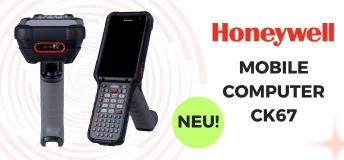 Der neue Honeywell CK67 - Der neue und äußerst robuste Mobilcomputer ist jetzt bei uns erhältlich